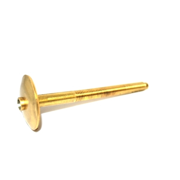 Messinghülse und Teller Gr. 4 konisch