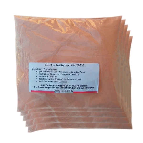 Testtankpulver - 10 x 500